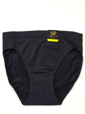 Wacoal B-Smooth Seamless Hi-Cut Briefs – Black Size M NWT